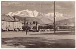 CPA 74 SALLANCHES - La Place Et Le Mont Blanc - Sallanches