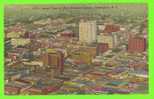 GREENSBORO, NC -  AERIAL VIEW OF MAIN BUSINESS SECTION - STATE NEWS AGENCY - - Greensboro