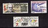 Tchécoslovaquie 1983-1984 N° Y.T. : 2566,2568 Et 2569 Obl. - Usati