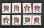 Monaco YT Taxe 75/82 ** : écusson Stylisé - Postage Due