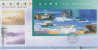 FDC ---- 1997 ---- HONGKONG AIRPORT --- AIRPLANE --- LIMITED EDITION ONLY 3800 --- - Sonstige & Ohne Zuordnung