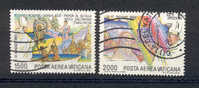 Vaticano 1986.-  YT Nº   79/80 Aéreo - Used Stamps