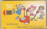 Lithuania. Conference (Children With Telephone) - Litauen