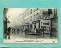 VILLENEUVE SAINT GEORGES 1910 RUE DE PARIS CRUE DE SEINE TABAC BARQUE CARTE EN BON ETAT - Villeneuve Saint Georges