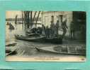 VILLENEUVE SAINT GEORGES 1910  CRUE DE SEINE MARCHAND DE VIN BARQUE CARTE EN BON ETAT - Villeneuve Saint Georges