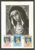 VATICAN CITY, MADONNA OF VILNIUS MAXIMUMCARD 1954 - Cartoline Maximum