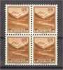 LIECHTENSTEIN 25 CENTIMES 1934-36, NH BLOCK OF 4! - Unused Stamps