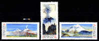 RUSSIE - Yvert - 3033/35** -  Cote 3 € - Volcanos