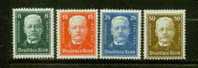 ALLEMAGNE  Nº 394 A 397 ** - Unused Stamps