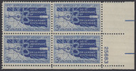 !a! USA Sc# 1092 MNH PLATEBLOCK (LR/25683/a) - Oklahoma Statehood - Unused Stamps