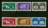 LUXEMBOURG  Nº 443 A 448 ** - Unused Stamps