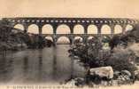 30 REMOULINS Pont Du Gard, Vu De Face, Rive Droite Du Gardon, Ed ND 17, 1913 - Remoulins