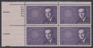 !a! USA Sc# 1200 MNH PLATEBLOCK (UL/27227) - Senator Brian McMahon - Ongebruikt