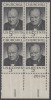 !a! USA Sc# 1264 MNH PLATEBLOCK (LR/28104/a) - Churchill Memorial - Ungebraucht