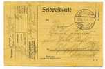 WWI / CARTE DE FRANCHISE / FELDPOSTKARTE / IV ARMEEKORPS - WO1