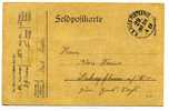 WWI / CARTE DE FRANCHISE / FELDPOSTKARTE / 29 INF DIV. - WW1