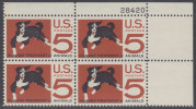 !a! USA Sc# 1307 MNH PLATEBLOCK (UR/28420) - Human Treatment Of Animals - Unused Stamps
