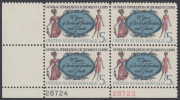 !a! USA Sc# 1316 MNH PLATEBLOCK (LL/28724/a) - General Federation Of Womens Clubs - Ungebraucht