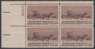 !a! USA Sc# 1360 MNH PLATEBLOCK (UL/30371) - Cherokee Strip - Unused Stamps