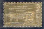 GOLD FOIL "FIRST NON STOP SOLO TRANSATLANTIC FLIGHT", MAY 20/21, 1927 - Dominica (1978-...)