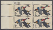 !a! USA Sc# 1362 MNH PLATEBLOCK (UL/30350) - Waterfowl Conservation - Nuevos