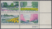 !a! USA Sc# 1365-1368 MNH PLATEBLOCK (LR/30671) - Beautification Of America - Ungebraucht