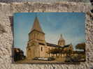 BENNEVENT L ABBAYE L EGLISE ET VOITURES ANNEES 1960/1970 - Benevent L'Abbaye