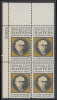 !a! USA Sc# 1405 MNH PLATEBLOCK (UL/31694) - Edgar Lee Masters - Nuevos