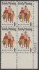 !a! USA Sc# 1455 MNH PLATEBLOCK (LR/33395/a) - Family Planning - Nuovi