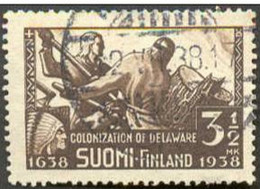 Pays : 187,1 (Finlande : République)  Yvert Et Tellier N° :   204 (o) - Usati