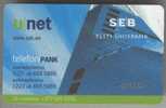 Estonia: Internet Banking Card From SEB Uhisbank - Tarjetas De Crédito (caducidad Min 10 Años)