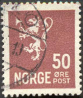 Pays : 352,02 (Norvège : Haakon VII)  Yvert Et Tellier N°:   122 (o) - Gebruikt