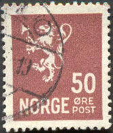 Pays : 352,02 (Norvège : Haakon VII)  Yvert Et Tellier N°:   122 (o) - Used Stamps