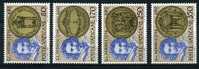 VATICAN / 694-697 / GIAN LORENZO BERNINI / PEINTURE / MEDAILLE - Unused Stamps