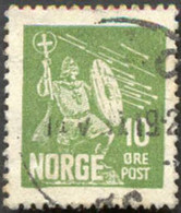 Pays : 352,02 (Norvège : Haakon VII)  Yvert Et Tellier N°:   147 (o) - Usados