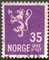 Pays : 352,02 (Norvège : Haakon VII)  Yvert Et Tellier N°:   232 (o) - Usati