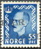 Pays : 352,02 (Norvège : Haakon VII)  Yvert Et Tellier N°:   330 A (o) - Usados