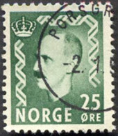 Pays : 352,02 (Norvège : Haakon VII)  Yvert Et Tellier N°:   361 (o) - Gebraucht