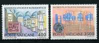 VATICAN / 815-816 / MUSEE PHILATELIQUE ET NUMISMATIQUE - Unused Stamps