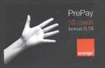 ROMANIA - PREPAID - ORANGE - PREPAY - 5$ BONUS 0.5$ - Romania