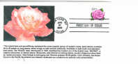 ROSES FDC USA 2000 MODELE 3 THE PEACE ROSE - Rose