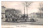 CPA - VIDAUBAN - PLACE NATIONALE - TRES ANIMEE - BLANC - ENFANTS - Vidauban