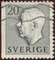 Pays : 452,04 (Suède : Gustave VI Adolphe)  Yvert Et Tellier N° :  358 A-4 (o) - Used Stamps