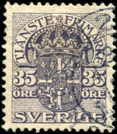 Pays : 452,03 (Suède : Gustave V)  Yvert Et Tellier N° : S  44 (o) - Oficiales