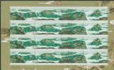 2002 CHINA The Qianshan Mountain F-SHEET(4 SETS) - Blocks & Sheetlets