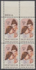 !a! USA Sc# 1824 MNH PLATEBLOCK (UL/39314) - Helen Keller - Nuevos