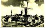 PANORAMA DELFT MET MOLEN DE ROOS  VERS 1954 - Delft