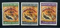 VATICAN / 476-478 / NOEL / NATIVITE/ PEINTURE - Unused Stamps