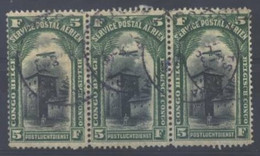 Congo Belge PA 4 En Bande De 3   Cote 2.40 - Used Stamps