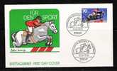 1978 / RFA / FDC / EQUITATION. - Springreiten